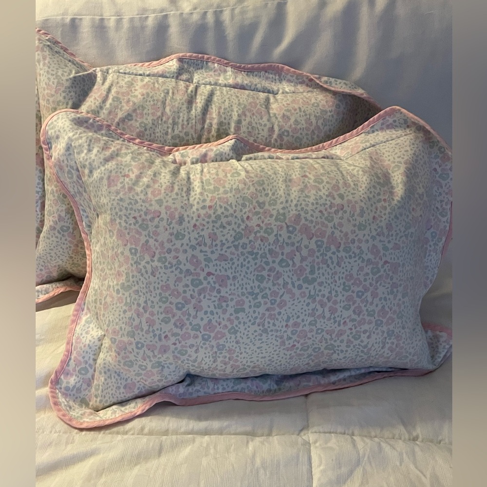 PAIR of Biscuit Home Leighton Lilac Boudoir Pillows